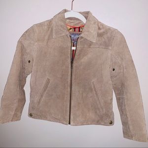 Wilson Leather Kids Jacket Size Medium
